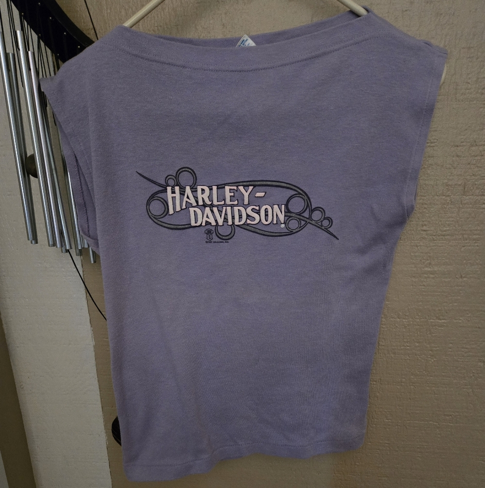 Harley-Davidson Light Purple Logo Tank
